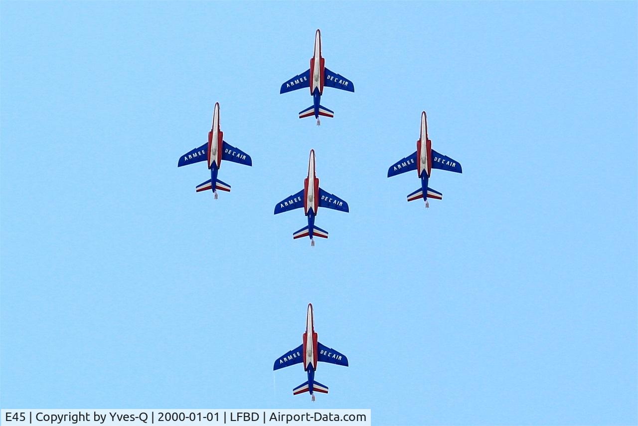 E45, Dassault-Dornier Alpha Jet E C/N E45, Dassault-Dornier Alpha Jet E (F-TETF), Leader of Patrouille de France 2017, Bordeaux-Mérignac Air Base 106 (LFBD-BOD) Open day 2017