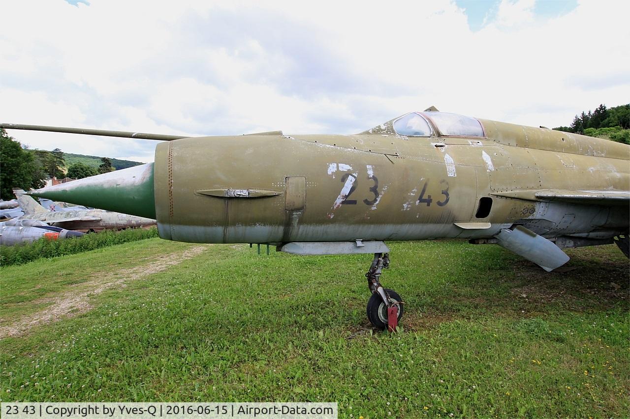 23 43, Mikoyan-Gurevich MiG-21MF C/N 96001091, Mikoyan-Gurevich MiG-21MF, Savigny-Les Beaune Museum