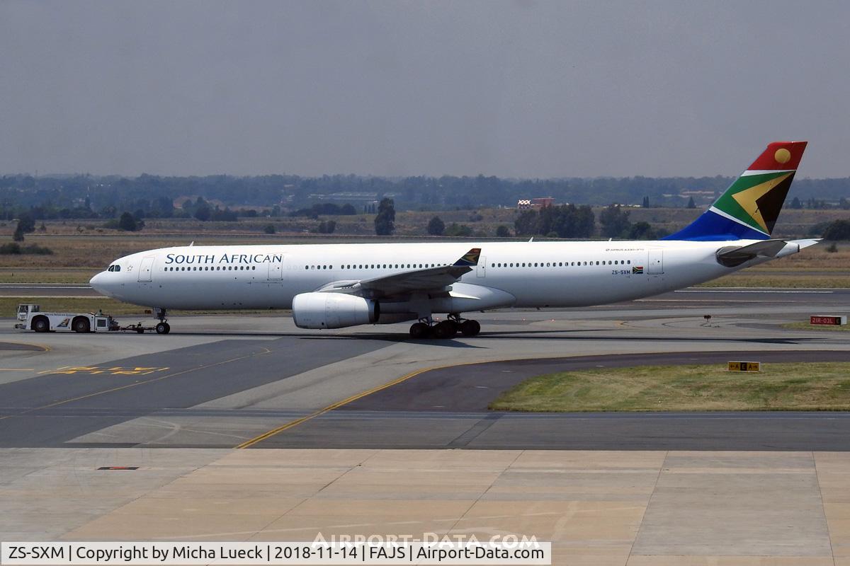 ZS-SXM, 2017 Airbus A330-343 C/N 1792, At O.R. Tambo