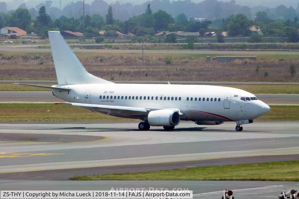 ZS-THY, 1992 Boeing 737-5Y0 C/N 25188, At O.R. Tambo