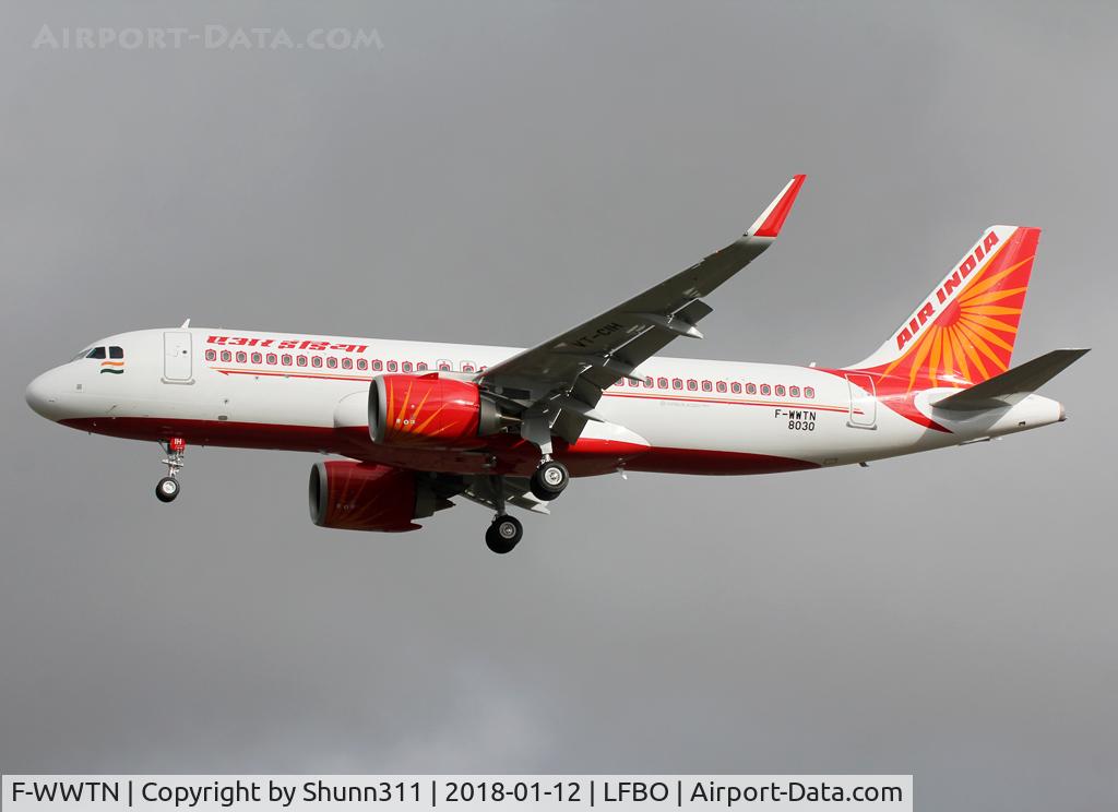 F-WWTN, 2017 Airbus A320-251N C/N 8030, C/n 8030 - To be VT-CIH
