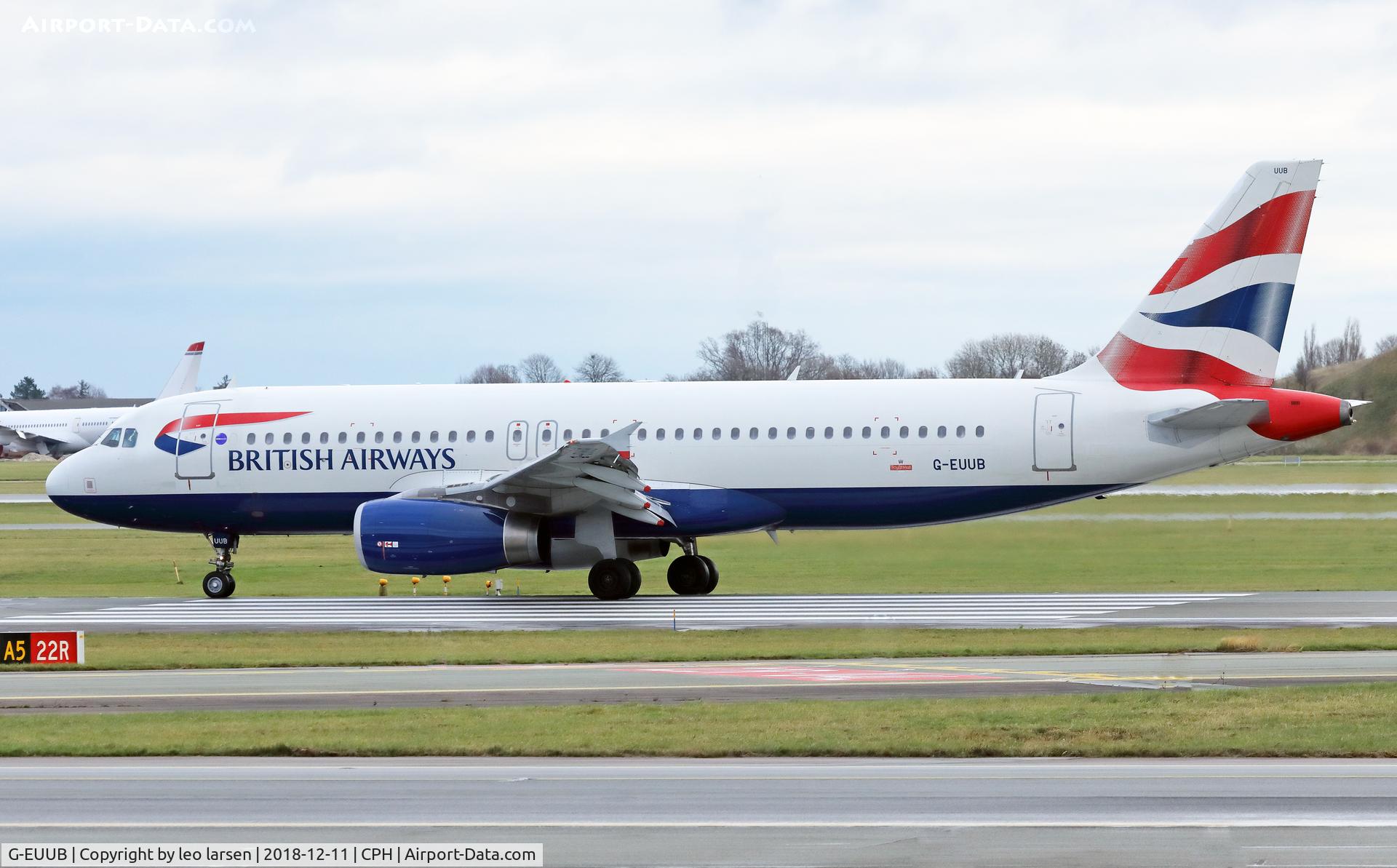 G-EUUB, 2002 Airbus A320-232 C/N 1689, Copenhagen 11.12.2018