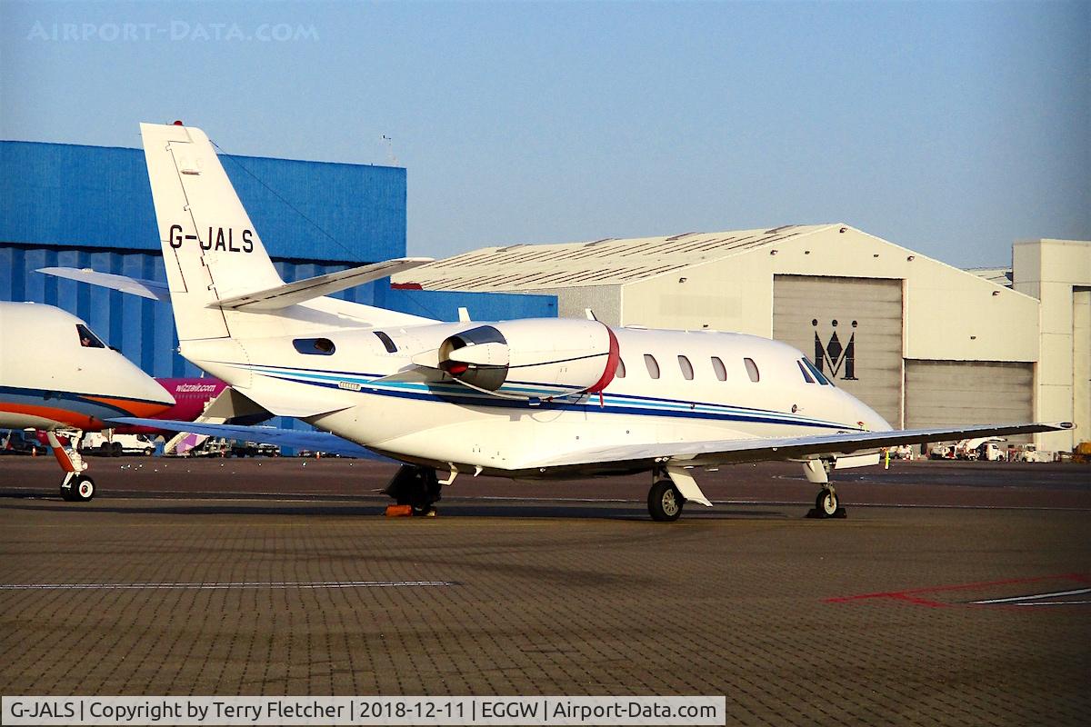 G-JALS, 2009 Cessna 560XLS Citation Excel + C/N 560-6024, at Luton
