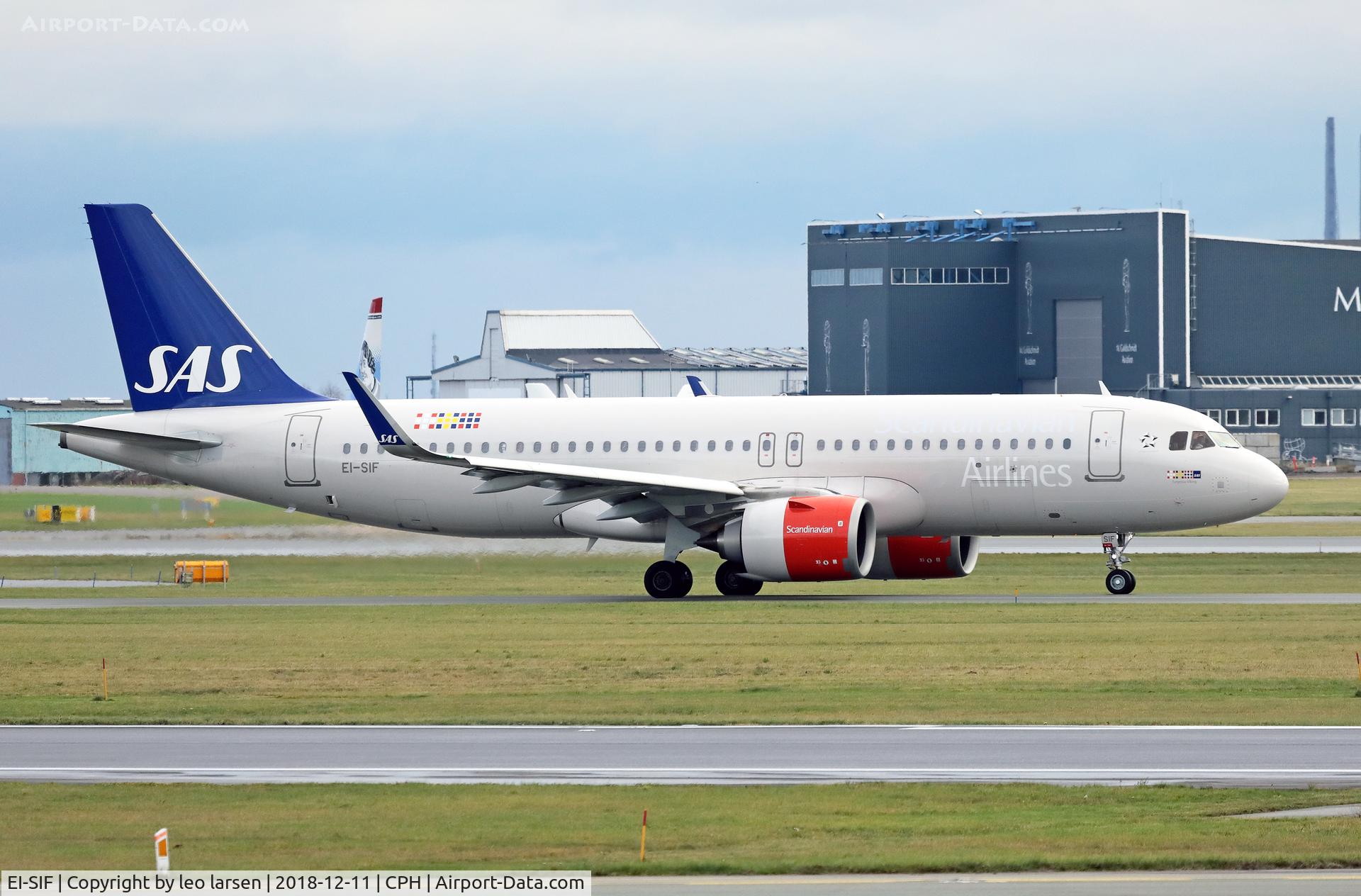 EI-SIF, 2018 Airbus A320-251N C/N 8109, Copenhagen 11.12.2018