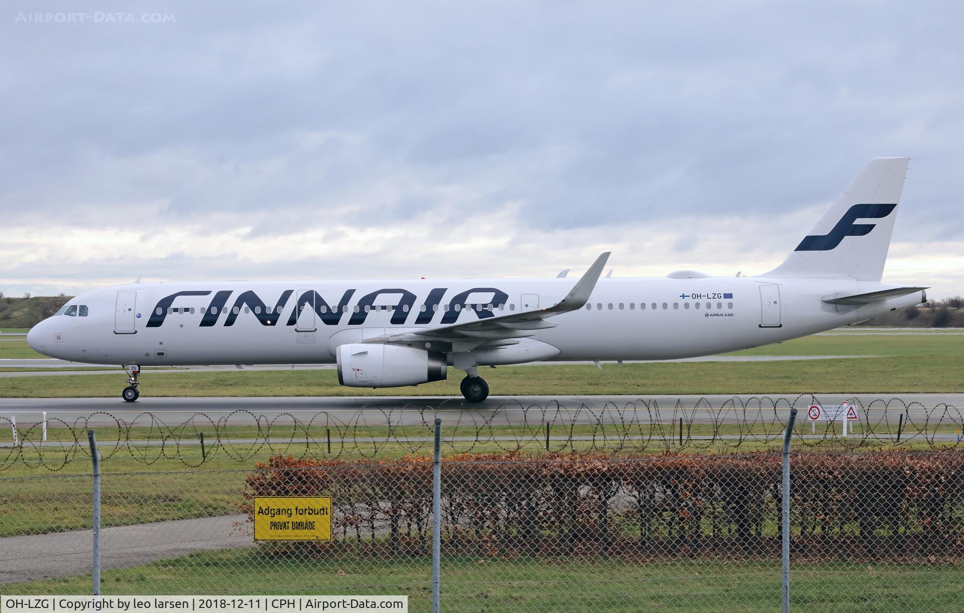 OH-LZG, 2013 Airbus A321-231 C/N 5758, Copenhagen 11.12.2018