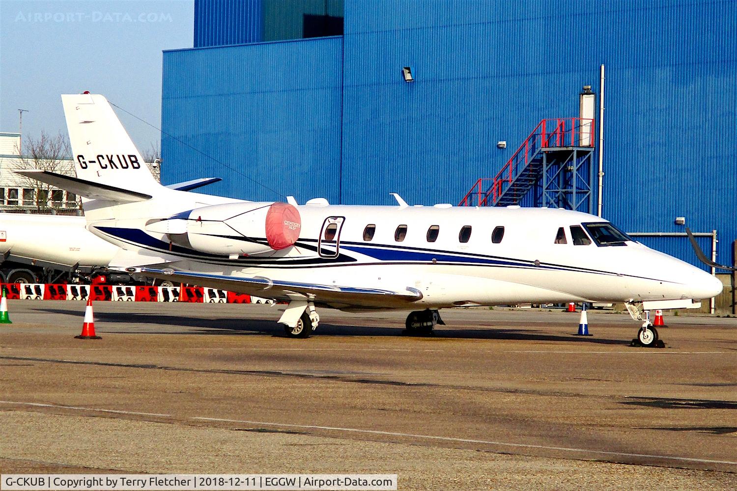 G-CKUB, 2014 Cessna 560XL Citation XLS+ C/N 560-6169, at Luton