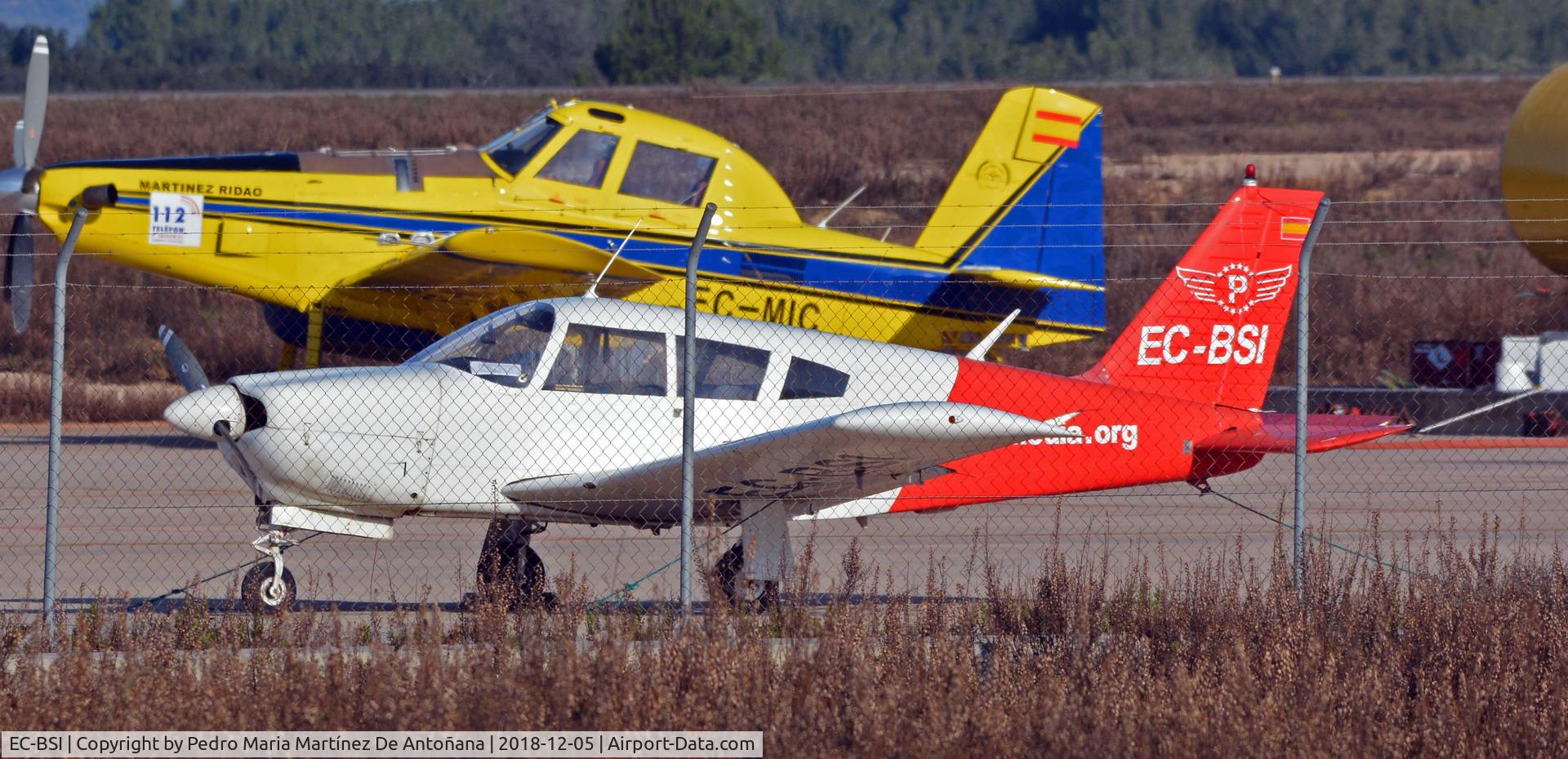 EC-BSI, 1969 Piper PA-28R-200 Cherokee Arrow C/N 28R-35215, Aeropuerto de Castellón-Costa Azahar