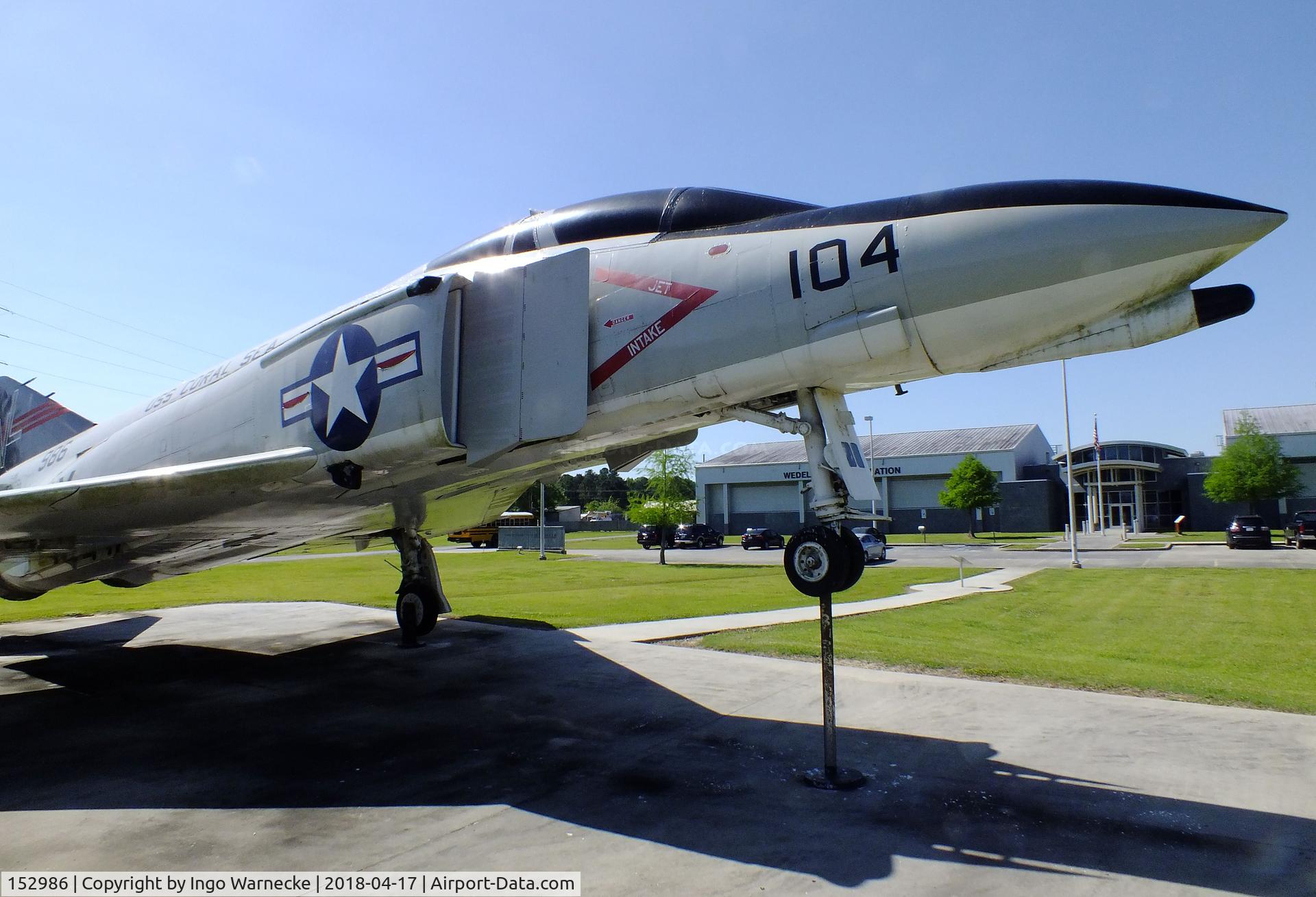 152986, McDonnell F-4N Phantom II C/N 1373, McDonnell Douglas F-4N Phantom II at the Wedell-Williams Aviation and Cypress Sawmill Museum, Patterson LA