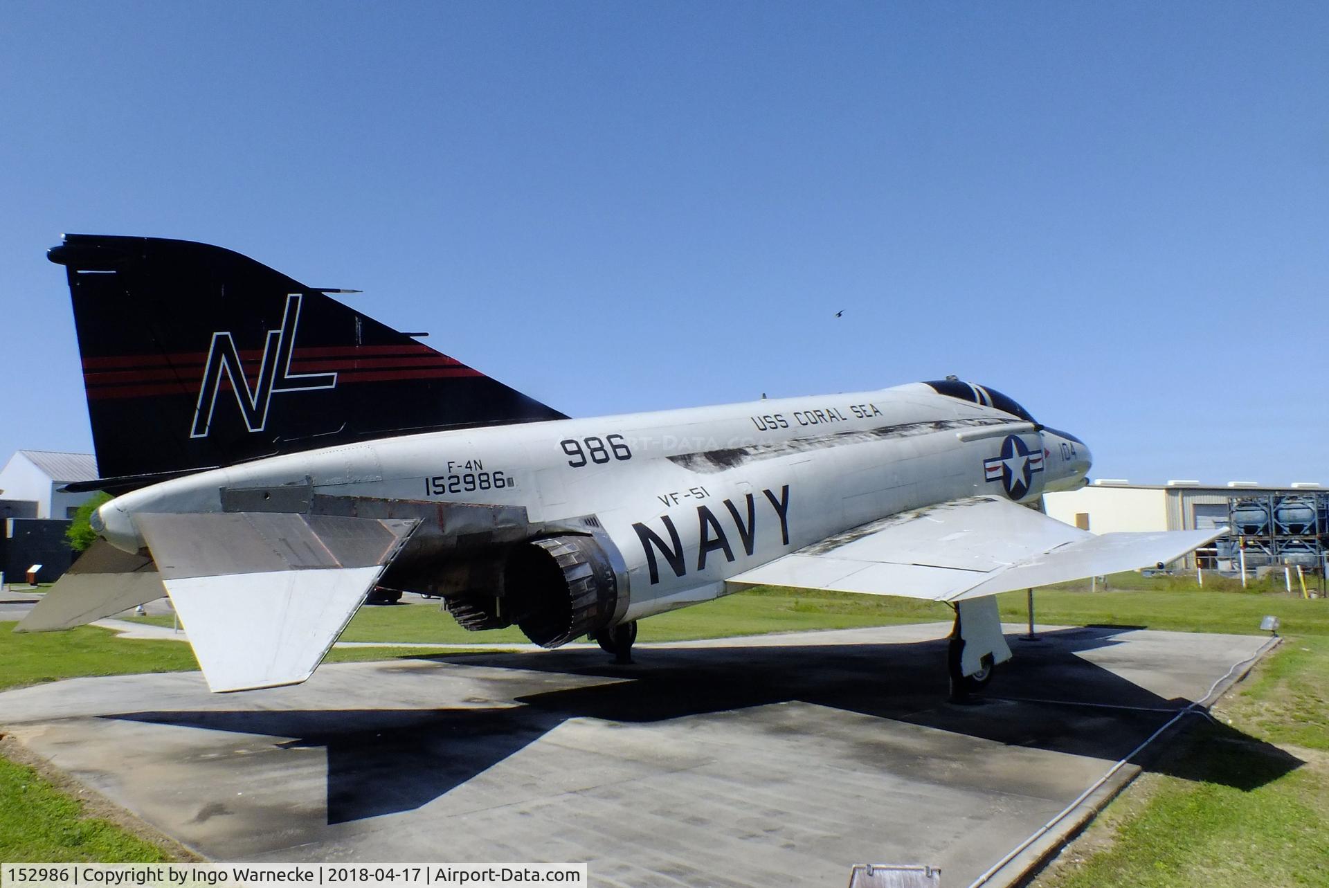 152986, McDonnell F-4N Phantom II C/N 1373, McDonnell Douglas F-4N Phantom II at the Wedell-Williams Aviation and Cypress Sawmill Museum, Patterson LA