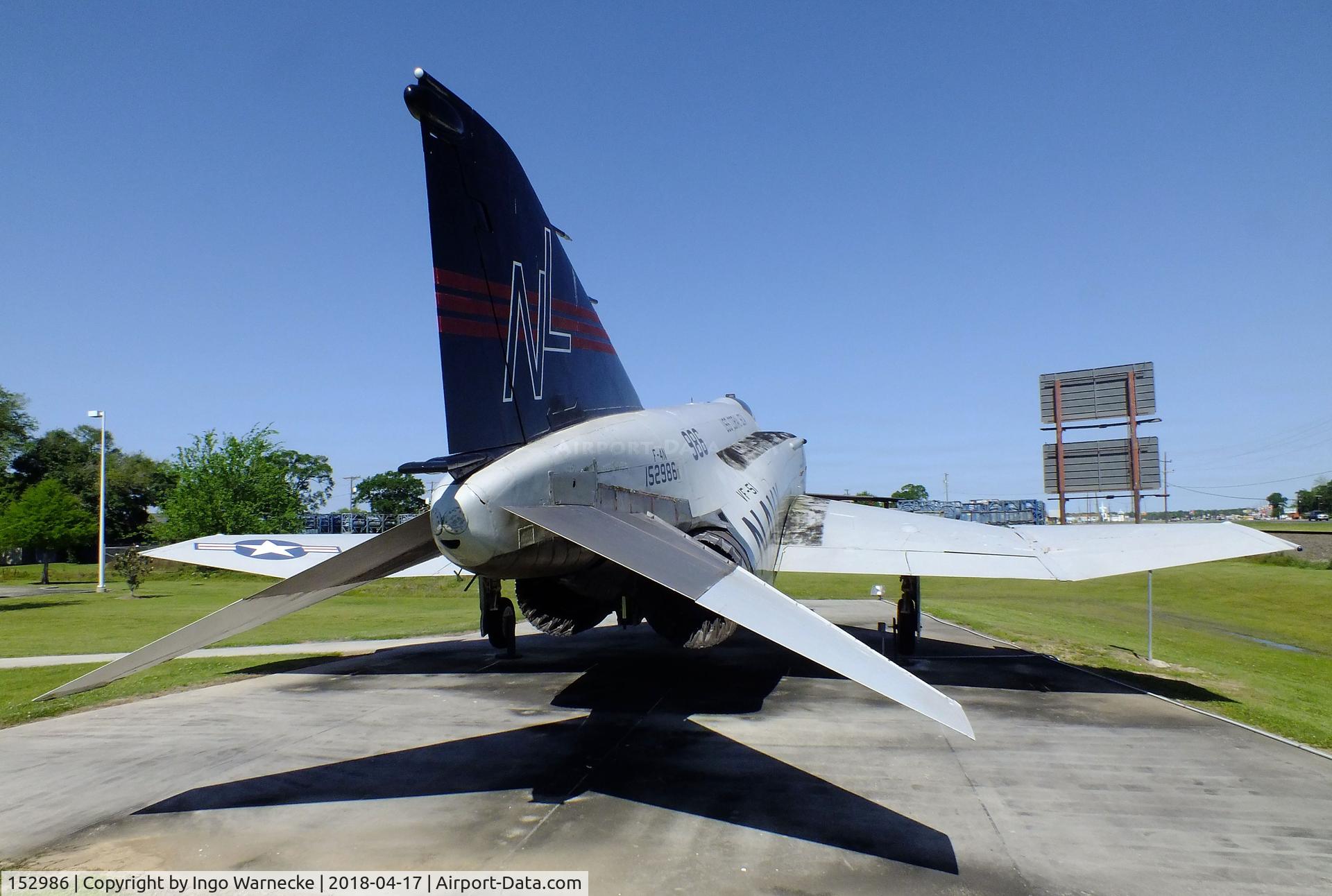 152986, McDonnell F-4N Phantom II C/N 1373, McDonnell Douglas F-4N Phantom II at the Wedell-Williams Aviation and Cypress Sawmill Museum, Patterson LA