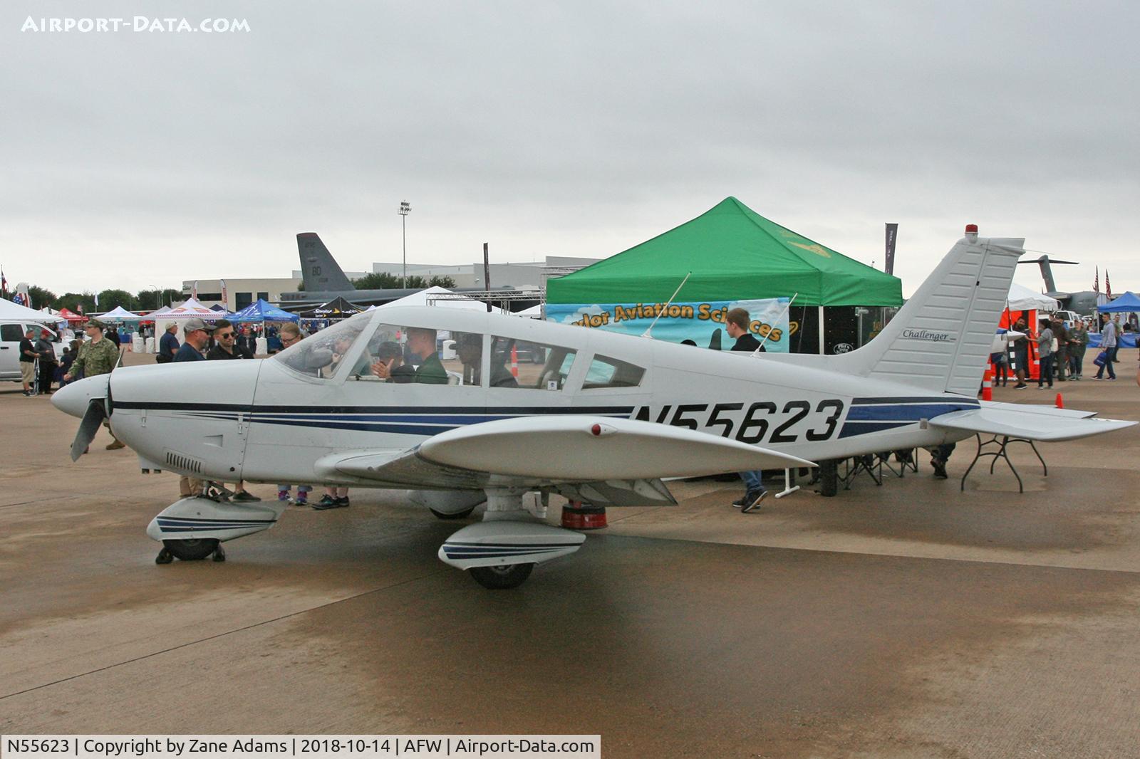 N55623, 1973 Piper PA-28-180 C/N 28-7305427, At the 2018 Alliance Airshow - Fort Worth, Texas