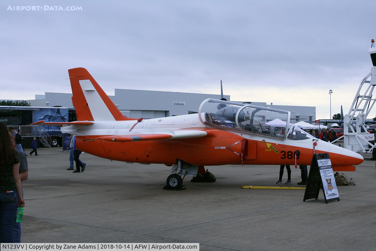 N123VV, SIAI-Marchetti S-211 C/N 010/02-007, At the 2018 Alliance Airshow - Fort Worth, Texas