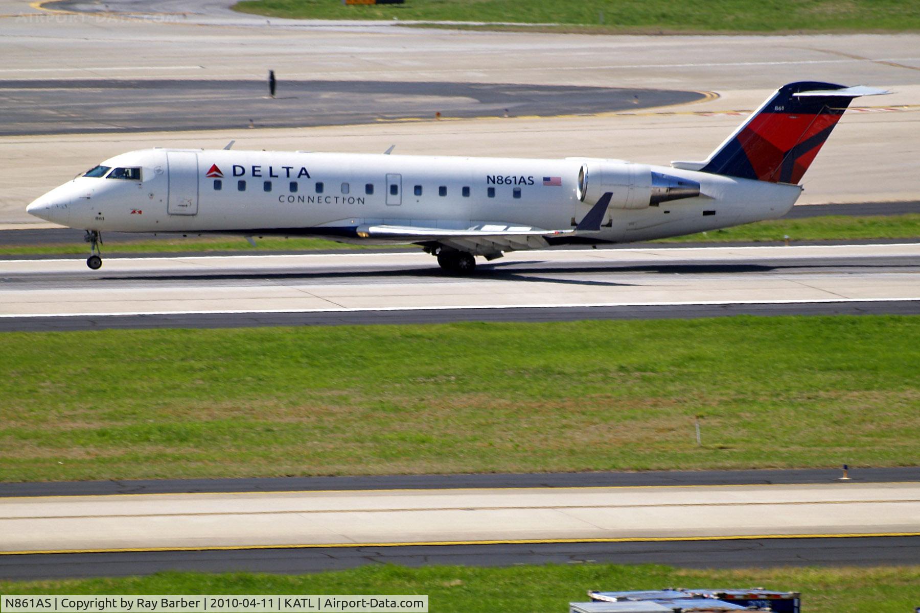 N861AS, 2000 Bombardier CRJ-200ER (CL-600-2B19) C/N 7445, N861AS   Canadair CRJ-200ER [7445] (Delta Connection) Atlanta-Hartsfield~N 11/04/2010