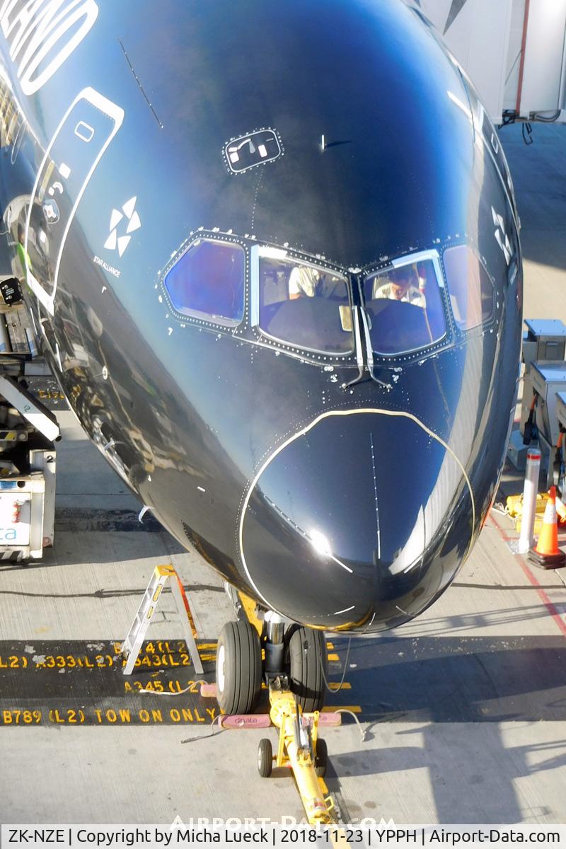 ZK-NZE, 2014 Boeing 787-9 Dreamliner C/N 34334, At Perth