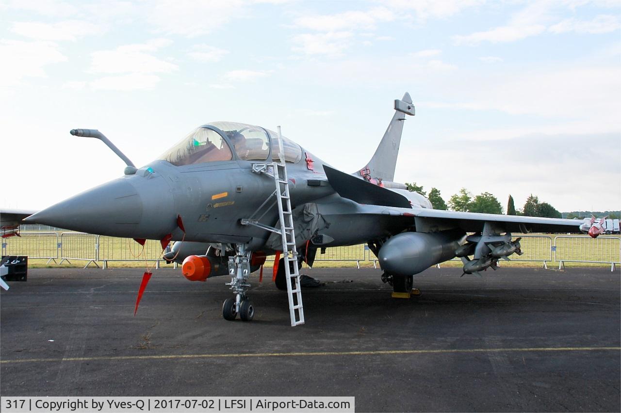 317, Dassault Rafale B C/N 317, Dassault Rafale B, Static display, St Dizier-Robinson Air Base 113 (LFSI) Open day 2017