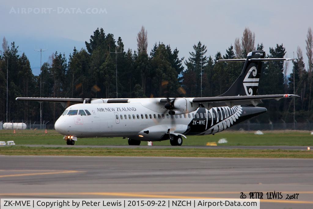 ZK-MVE, 2014 ATR 72-212A C/N 1182, Mount Cook Airline Ltd., Christchurch