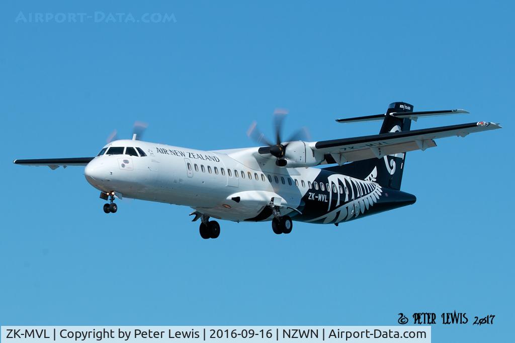 ZK-MVL, 2016 ATR 72-600 (72-212A) C/N 1328, Mount Cook Airline Ltd., Christchurch