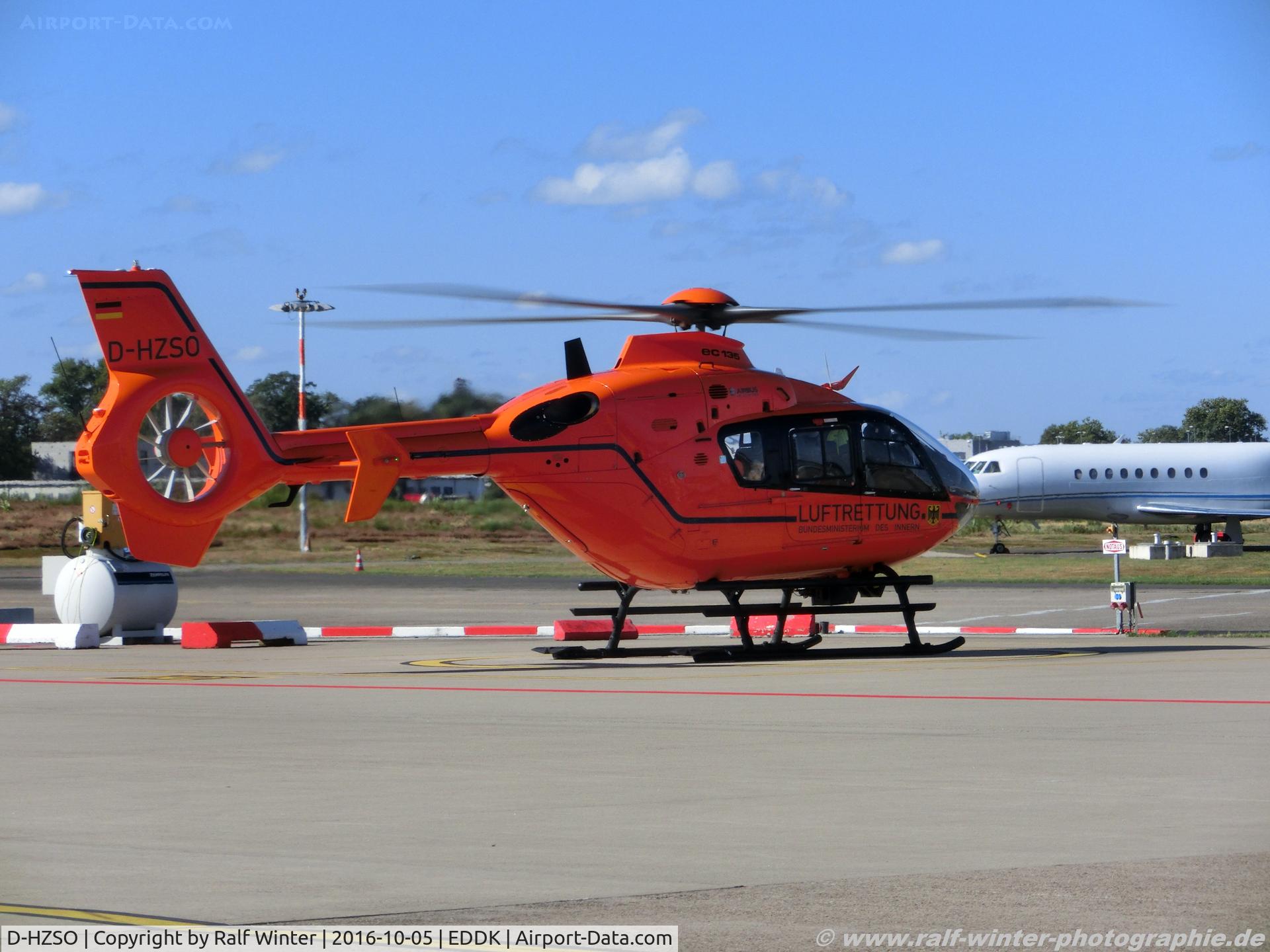 D-HZSO, Eurocopter EC-135T-2i C/N 0644, Eurocopter EC-135T2+ - CHX Bundesministerium des Inneren - 0644 - D-HZSO - 05.10.2016 - CGN