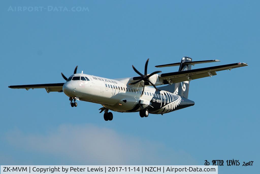 ZK-MVM, 2016 ATR 72-600 C/N 1346, Mount Cook Airline Ltd., Christchurch