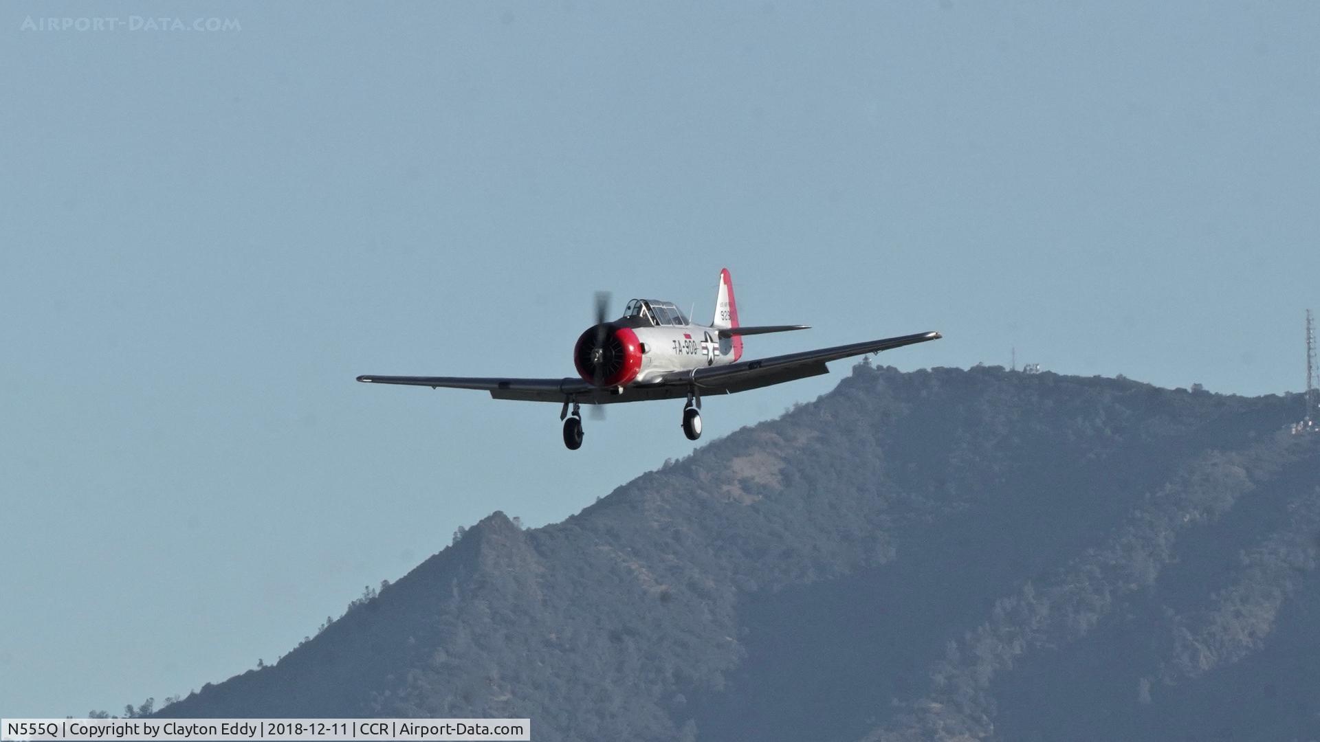 N555Q, 1957 North American AT-6G Texan C/N 197-042, Buchanan Field Concord California 2018.