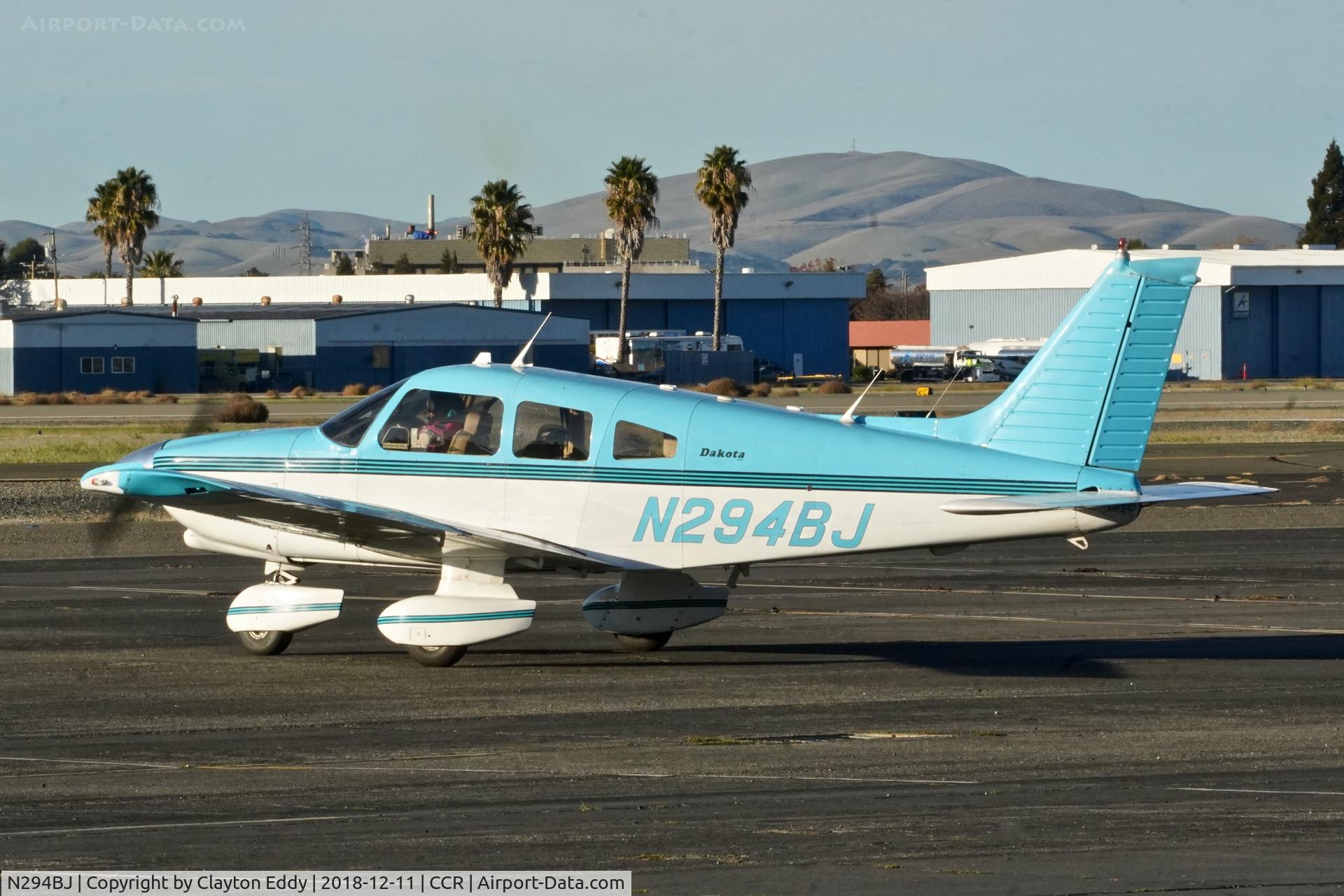 N294BJ, 1979 Piper PA-28-236 Dakota C/N 28-7911251, Buchanan Field Concord California 2018.