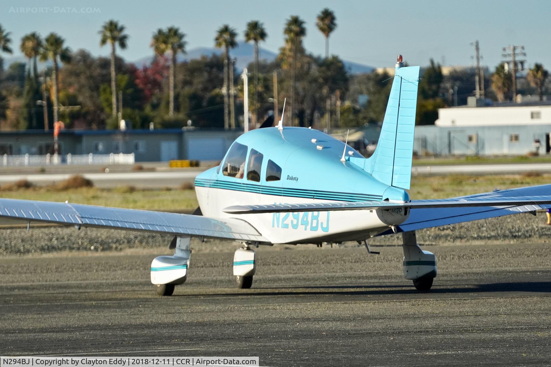 N294BJ, 1979 Piper PA-28-236 Dakota C/N 28-7911251, Buchanan Field Concord California 2018.