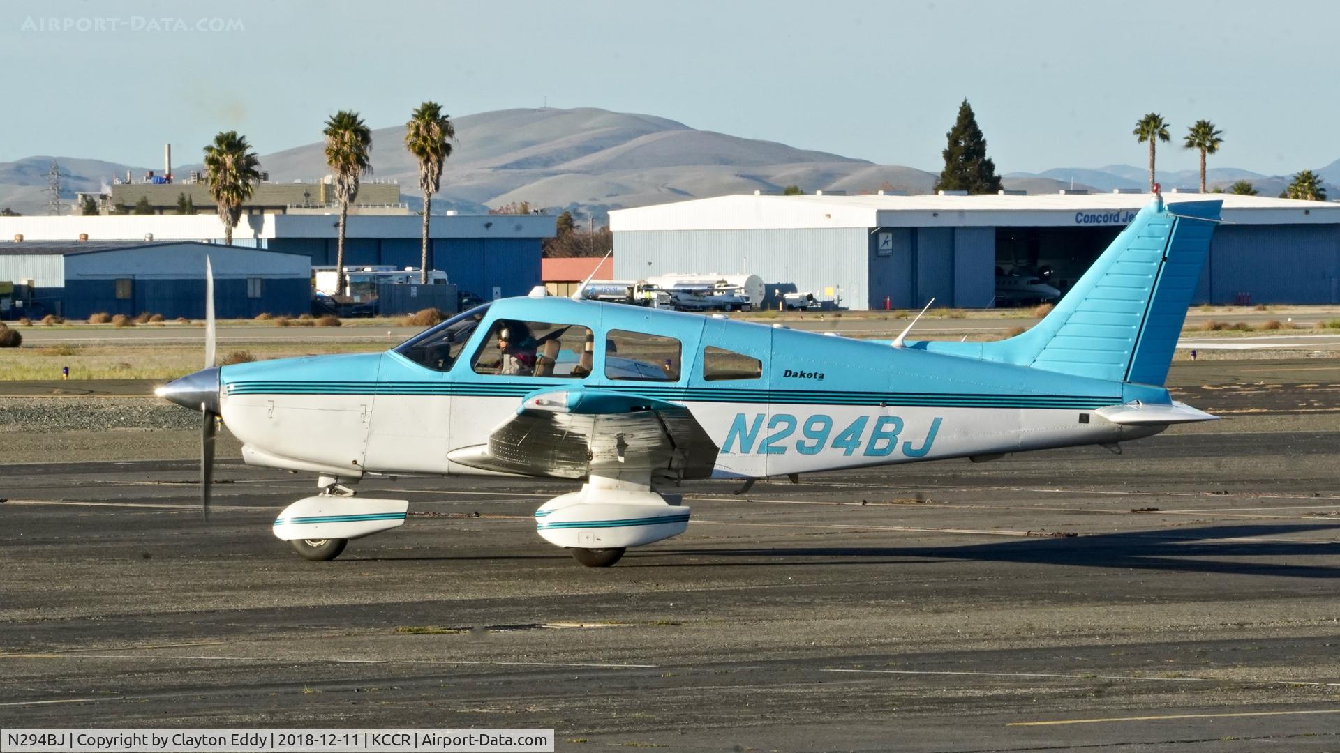 N294BJ, 1979 Piper PA-28-236 Dakota C/N 28-7911251, Buchanan Field Concord California 2018.