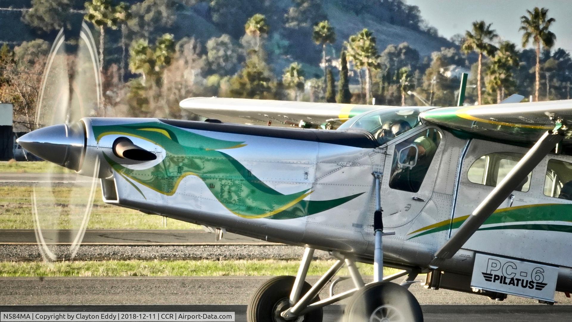 N584MA, 2011 Pilatus PC-6/B2-H4 C/N 978, Buchanan Field Concord California 2018.