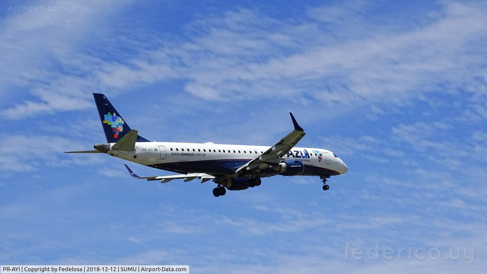 PR-AYI, 2010 Embraer 195AR (ERJ-190-200IGW) C/N 19000366, Azul Linhas Aereas PR-AYI
