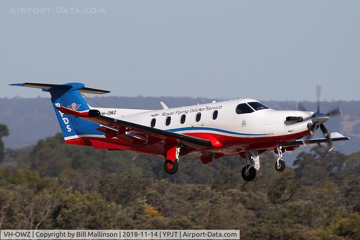 VH-OWZ, 2017 Pilatus PC 12/47E C/N 1725, in from a mission