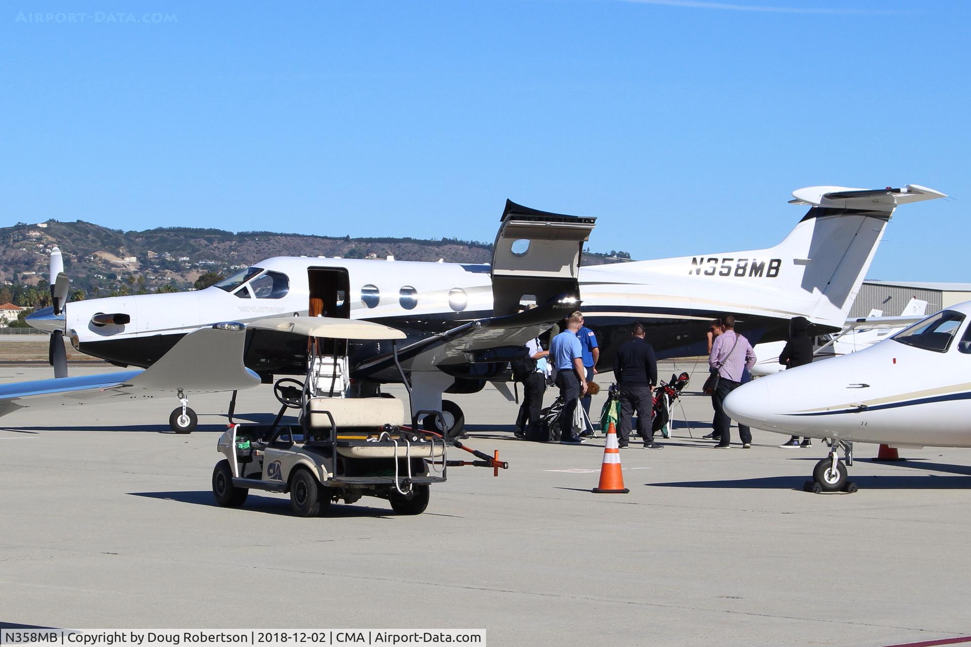 N358MB, 2011 Pilatus PC-12/47E C/N 1296, 2011 PILATUS PC-12/47E, One P&W(C)PT6A-67P Turboprop 1,200 sHp for takeoff & climb, 1,000 sHp for cruise, unloading