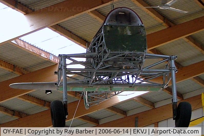 OY-FAE, 1946 SAI KZ IIT Traener C/N 119, OY-FAE   S.A.I. KZ.II Traener [119] (Danmarks Flymuseum) Stauning~OY 14/06/2006. On rebuild.