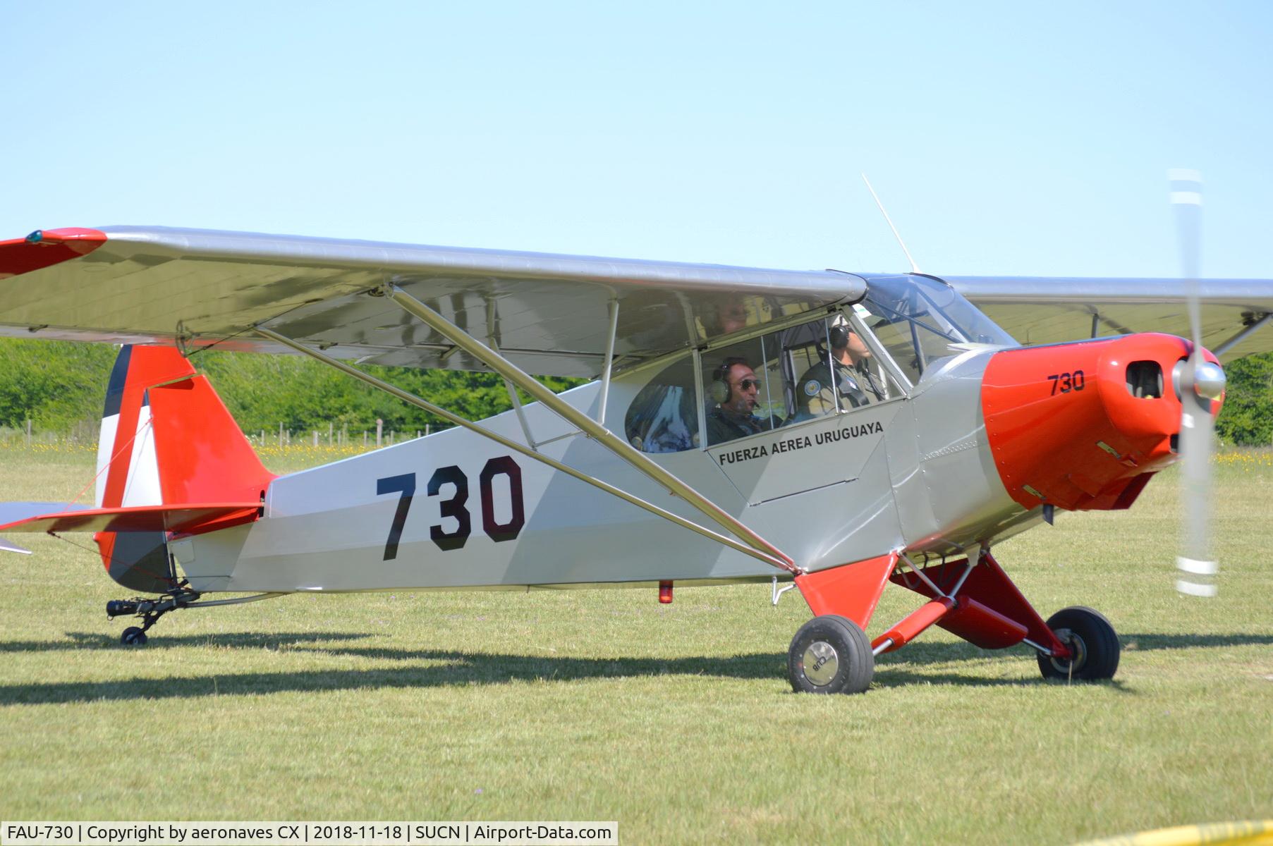 FAU-730, Piper PA-18-150 Super Cub C/N 18-6068, En 4º AeroShow SUCN 18/11/2018