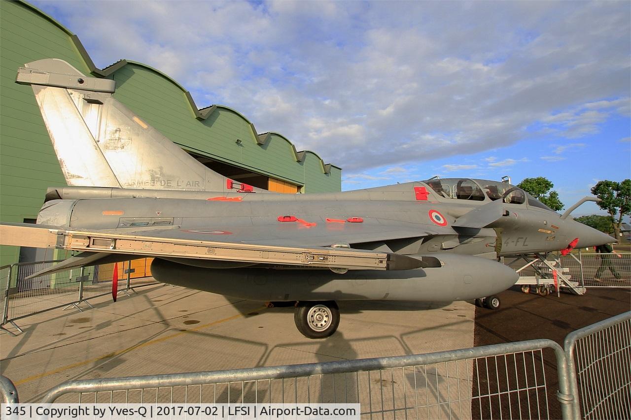 345, Dassault Rafale B C/N 345, Dassault Rafale B, Static display, St Dizier-Robinson Air Base 113 (LFSI) Open day 2017