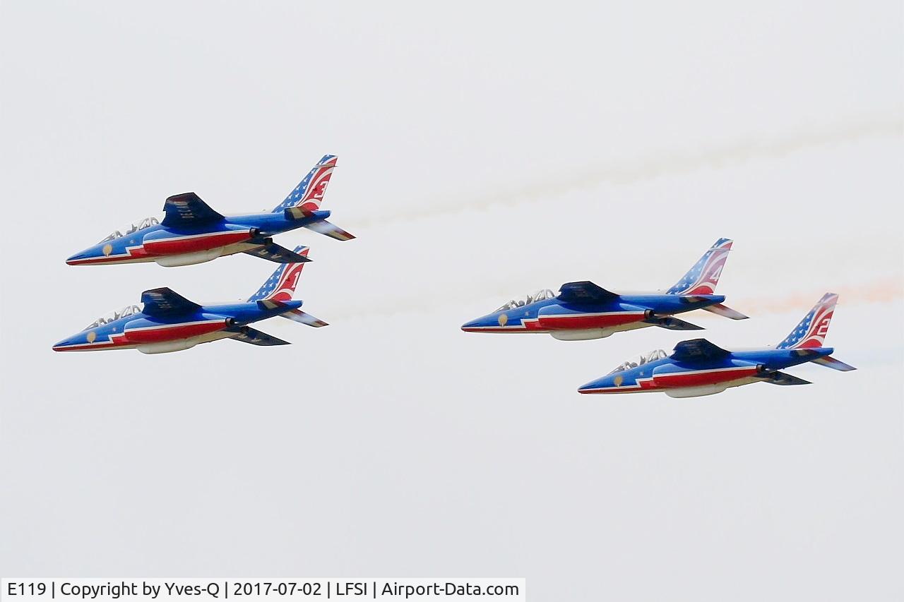 E119, Dassault-Dornier Alpha Jet E C/N E119, Dassault-Dornier Alpha Jet E (F-UGFE), Athos 03 of Patrouille de France 2017, On display, St Dizier-Robinson Air Base 113 (LFSI) Open day 2017