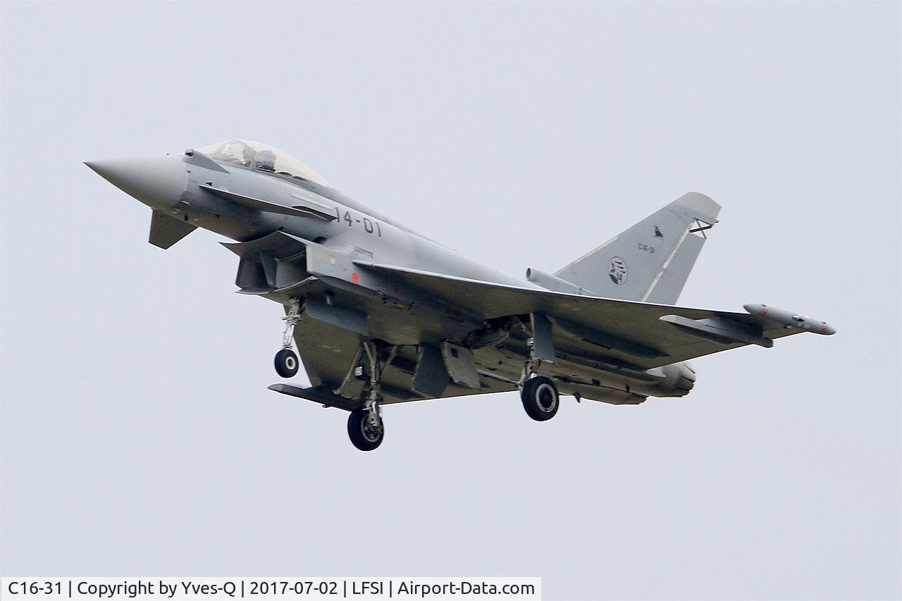 C16-31, Eurofighter EF-2000 Typhoon S C/N SS012, Eurofighter EF-2000 Typhoon S, On display, St Dizier-Robinson Air Base 113 (LFSI) Open day 2017