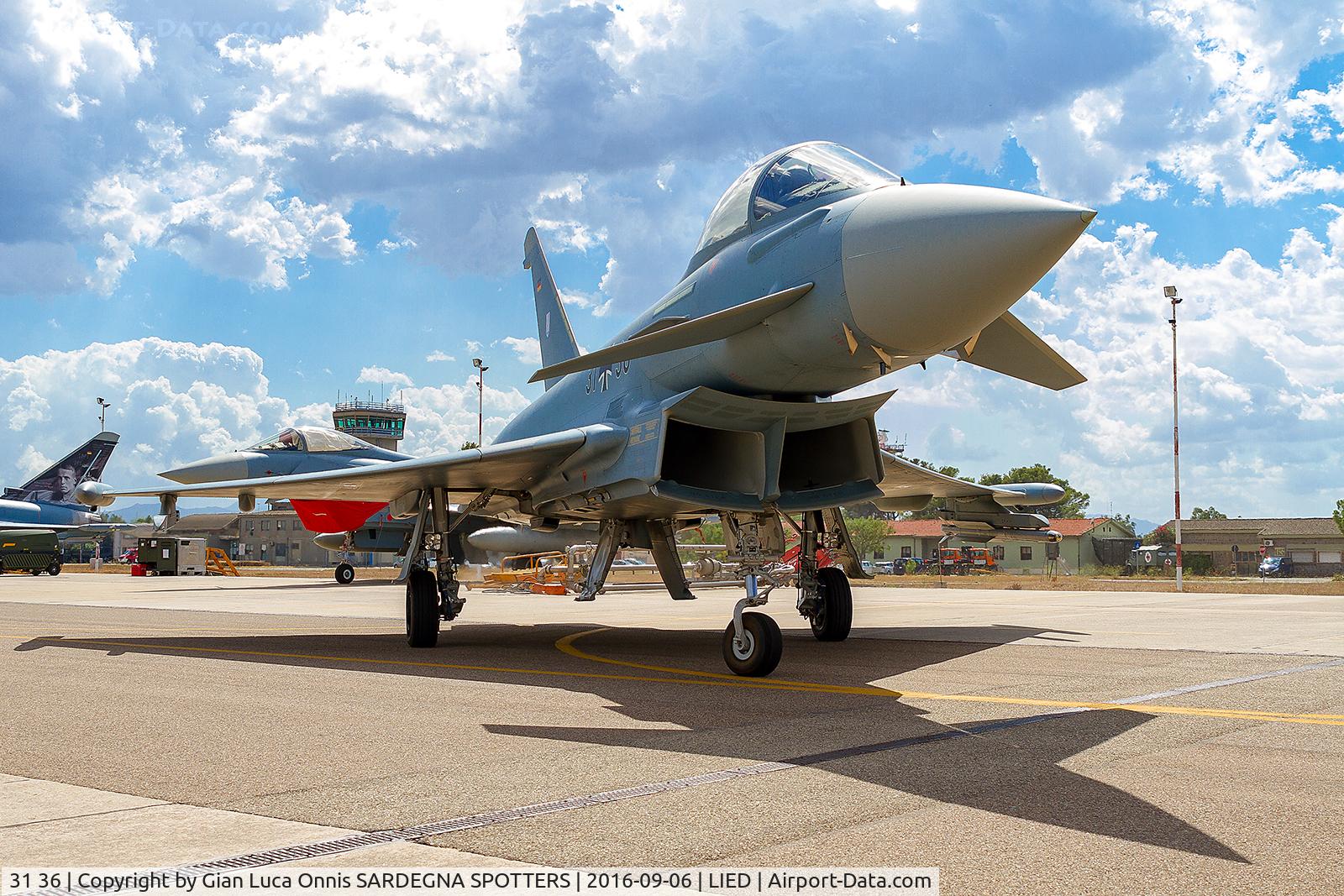 31 36, Eurofighter EF-2000 Typhoon S C/N GS096, TAXI 17L