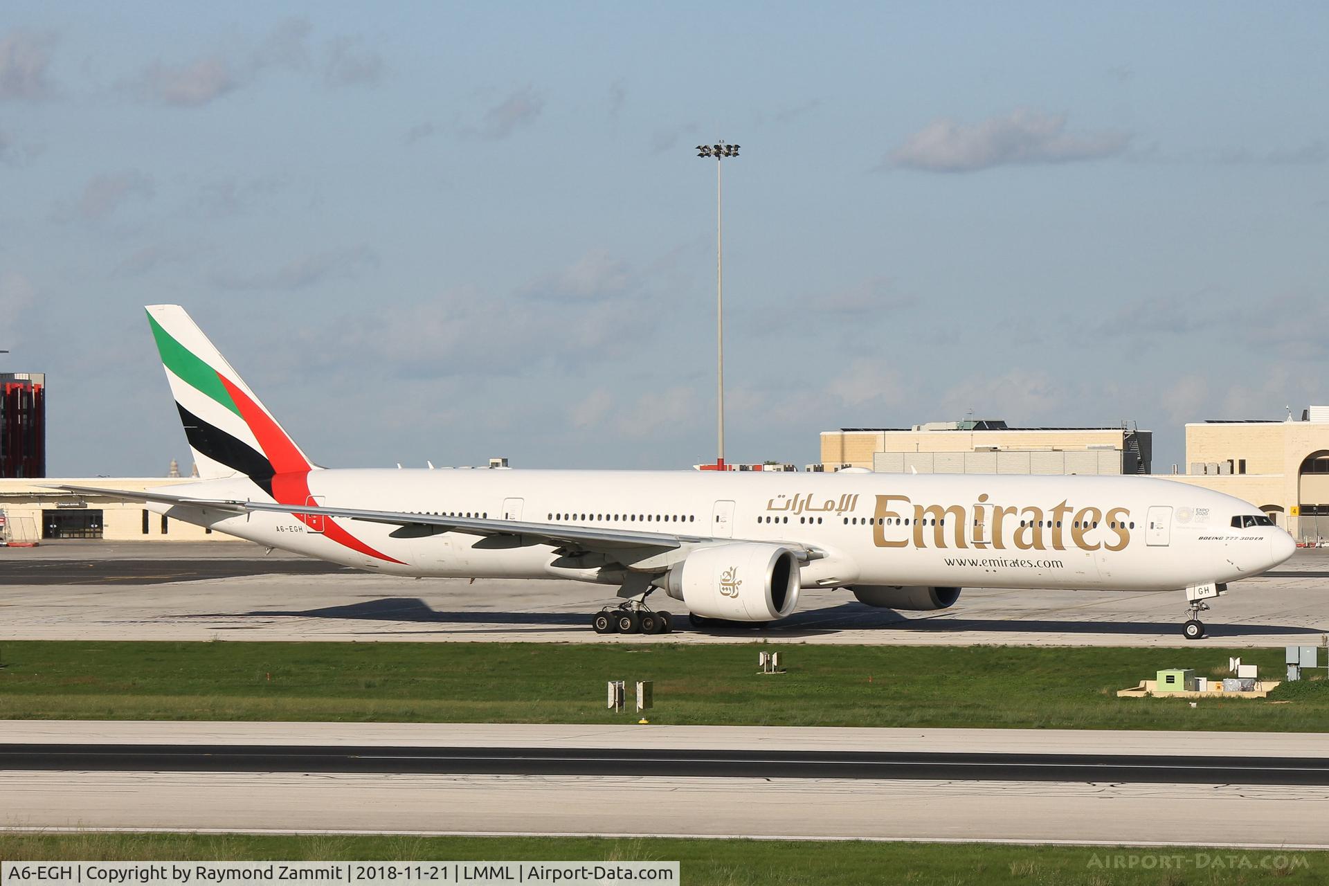 A6-EGH, 2011 Boeing 777-31H/ER C/N 35585, B777 A6-EGH Emirates Airlines