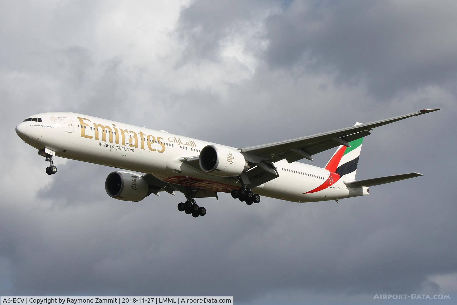 A6-ECV, 2009 Boeing 777-31H/ER C/N 35594, B777 A6-ECV Emirates Airlines