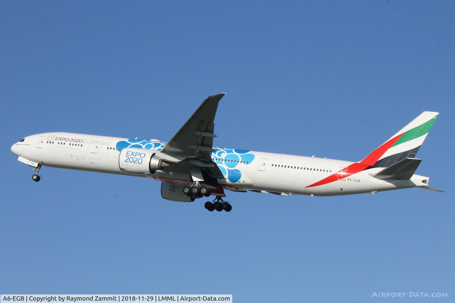 A6-EGB, 2011 Boeing 777-31H/ER C/N 38985, B777 A6-EGB Emirates Airlines