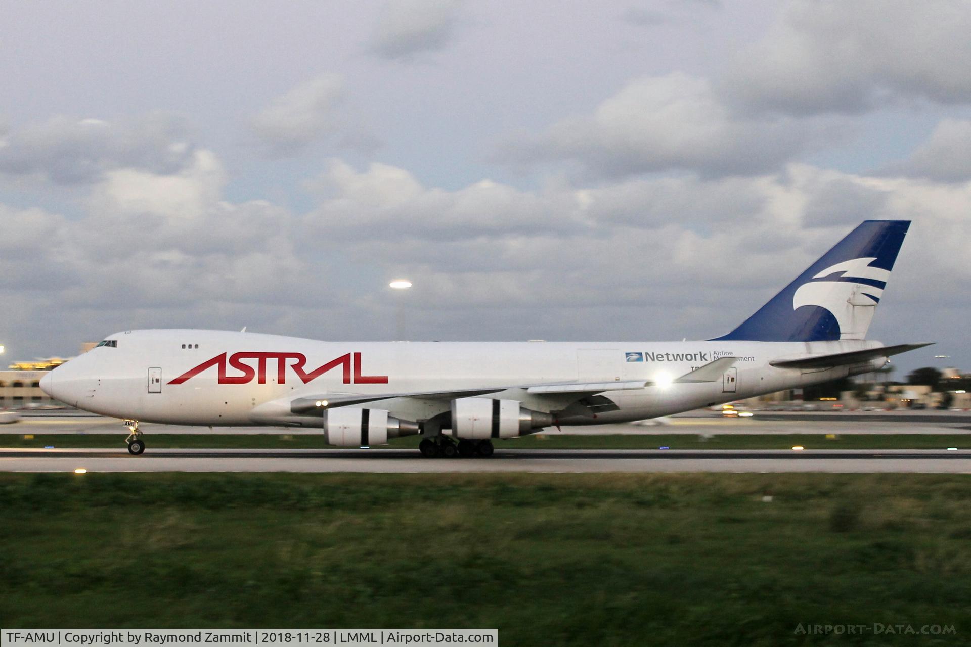 TF-AMU, 1999 Boeing 747-48EF/SCD C/N 27603, B747 TF-AMU Astral Cargo