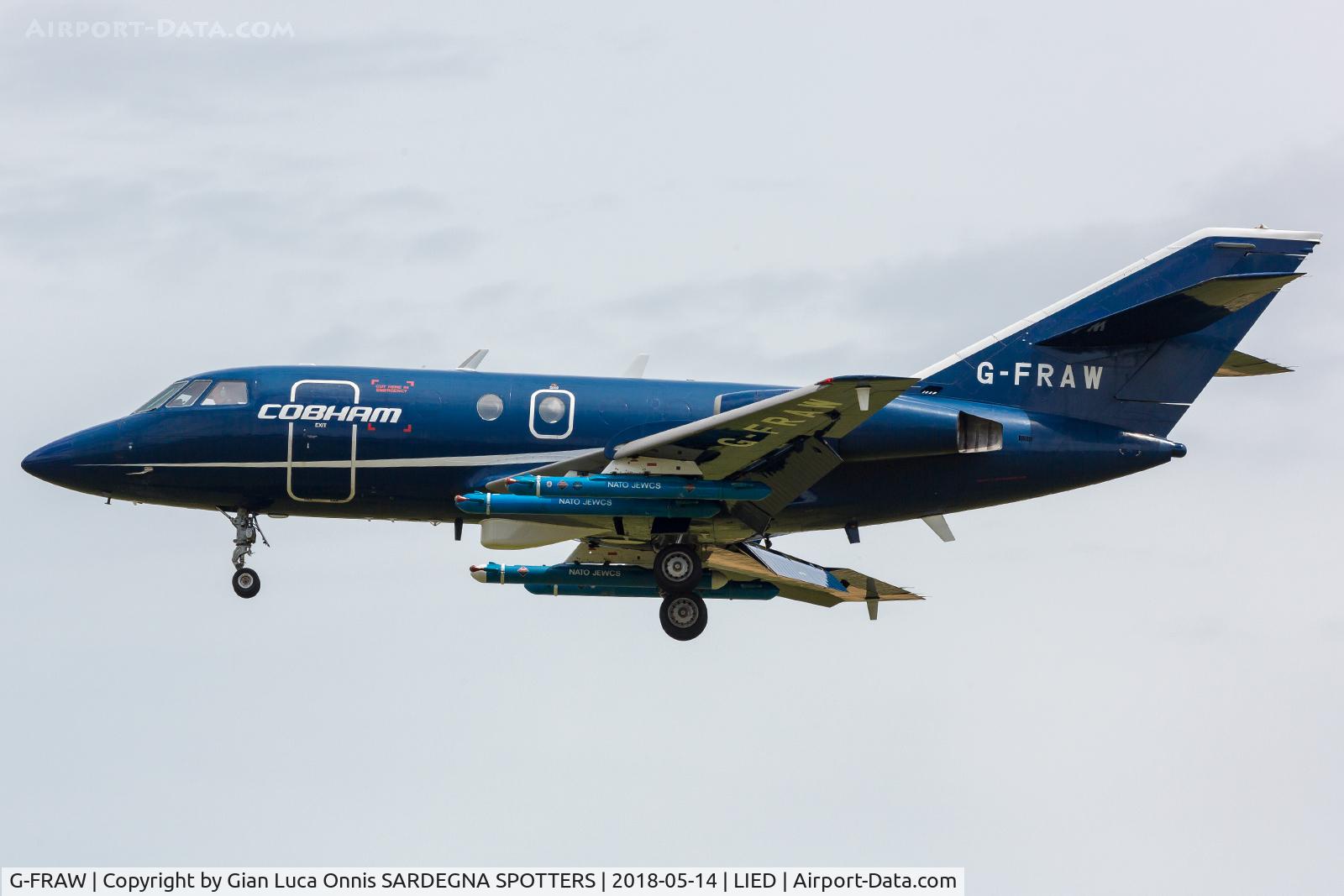 G-FRAW, 1967 Dassault Falcon (Mystere) 20C C/N 114, LANDING 35R