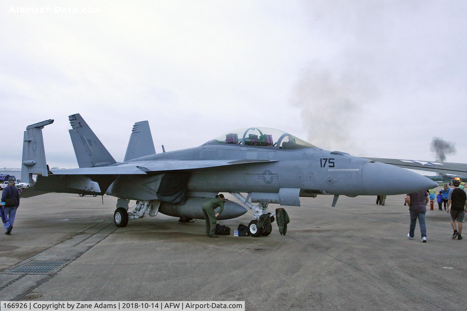 166926, Boeing F/A-18F Super Hornet C/N F234, At the 2018 Alliance Airshow - Fort Worth, TX