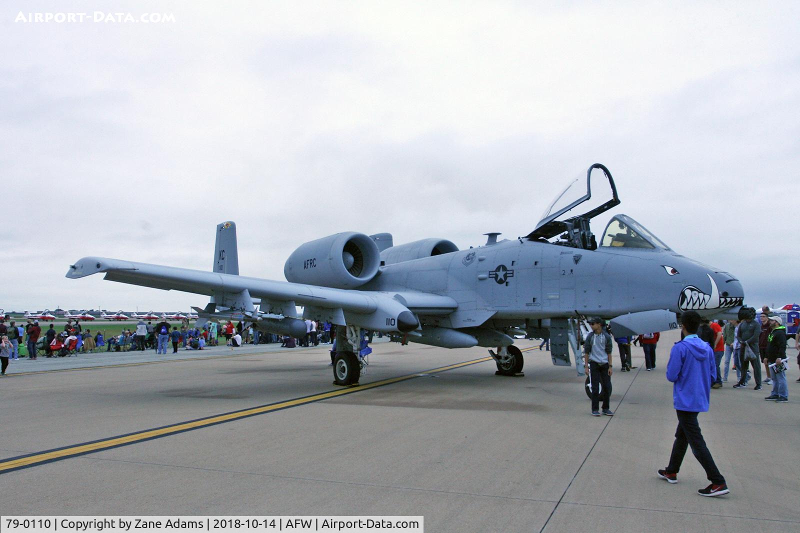 79-0110, 1979 Fairchild Republic A-10C Thunderbolt II C/N A10-0374, At the 2018 Alliance Airshow - Fort Worth, TX