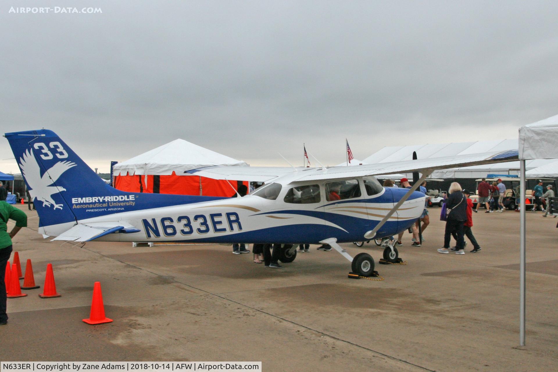 N633ER, 2014 Cessna 172S C/N 172S11459, At the 2018 Alliance Airshow - Fort Worth, TX
