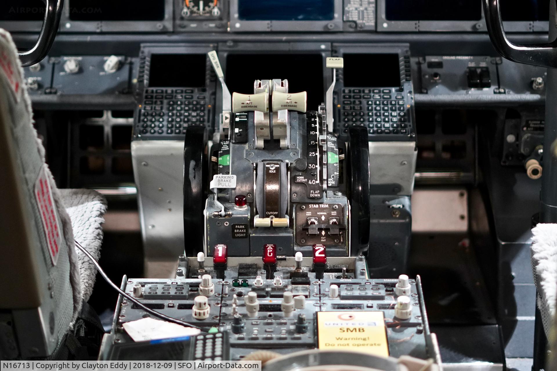 N16713, 1998 Boeing 737-724 C/N 28784, Guam Special. SFO 2018.
