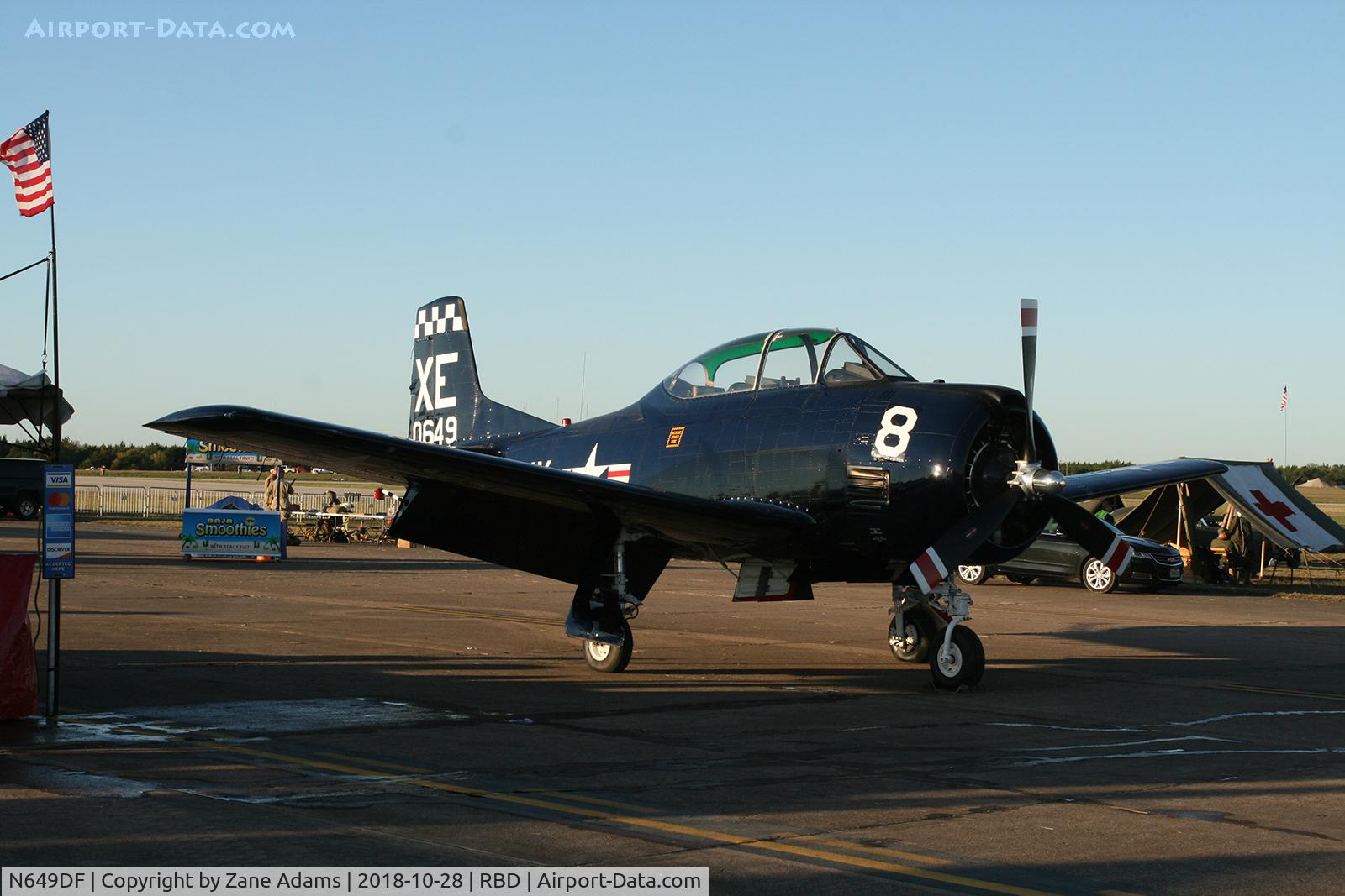 N649DF, 1957 North American T-28C Trojan C/N 226-226 (140649), At the 2018 Wings Over Dallas Airshow