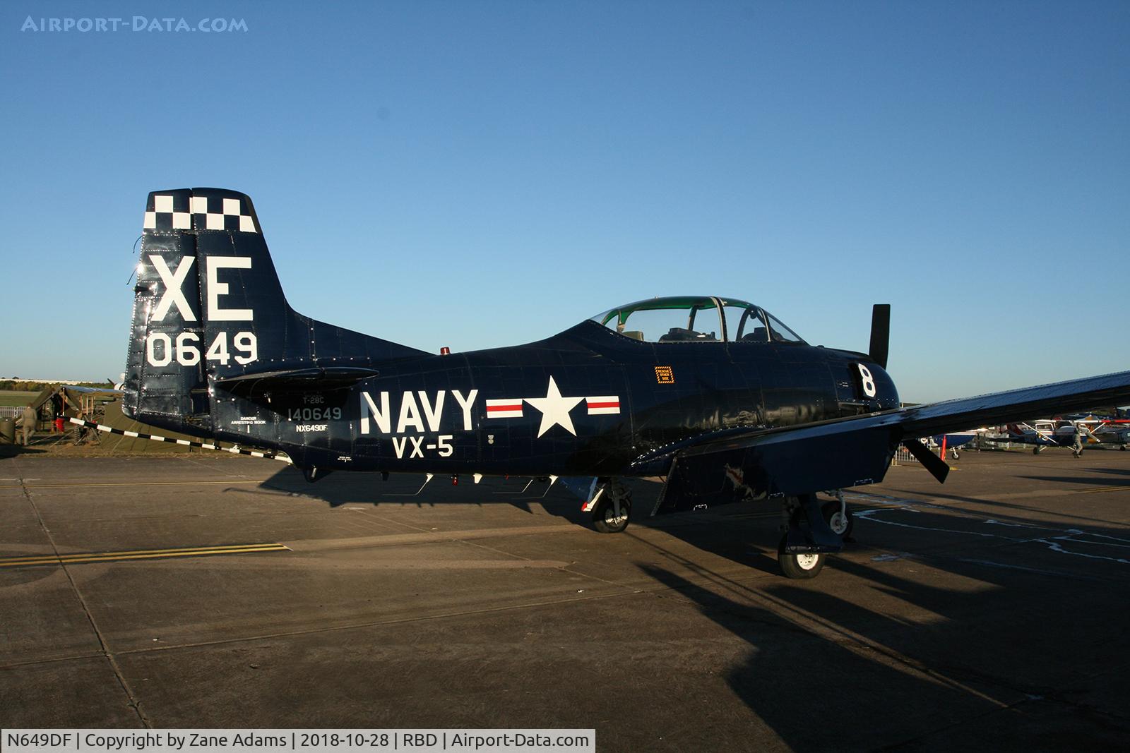 N649DF, 1957 North American T-28C Trojan C/N 226-226 (140649), At the 2018 Wings Over Dallas Airshow