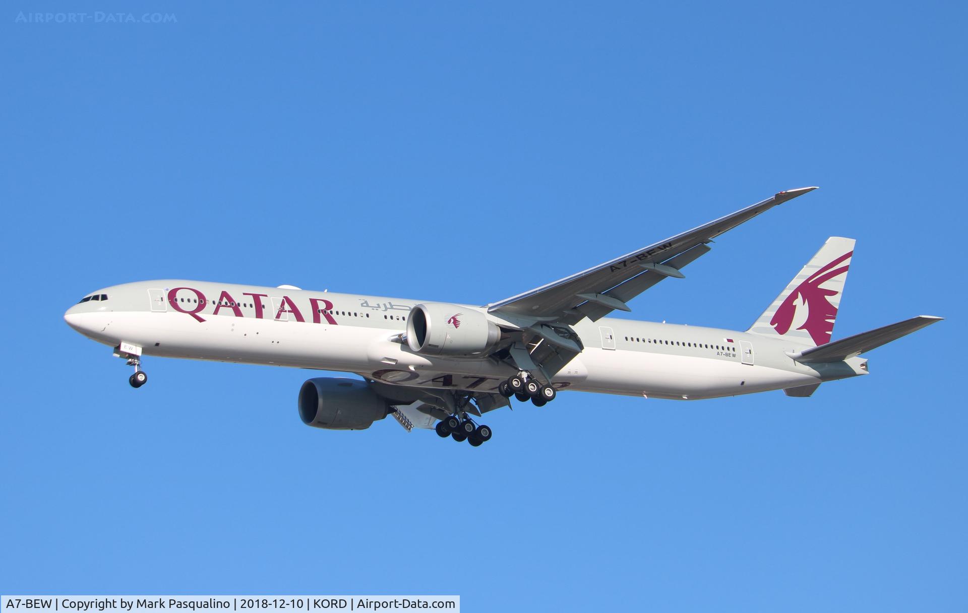 A7-BEW, 2018 Boeing 777-3DZ/ER C/N 65304, Boeing 777-3DZ/ER
