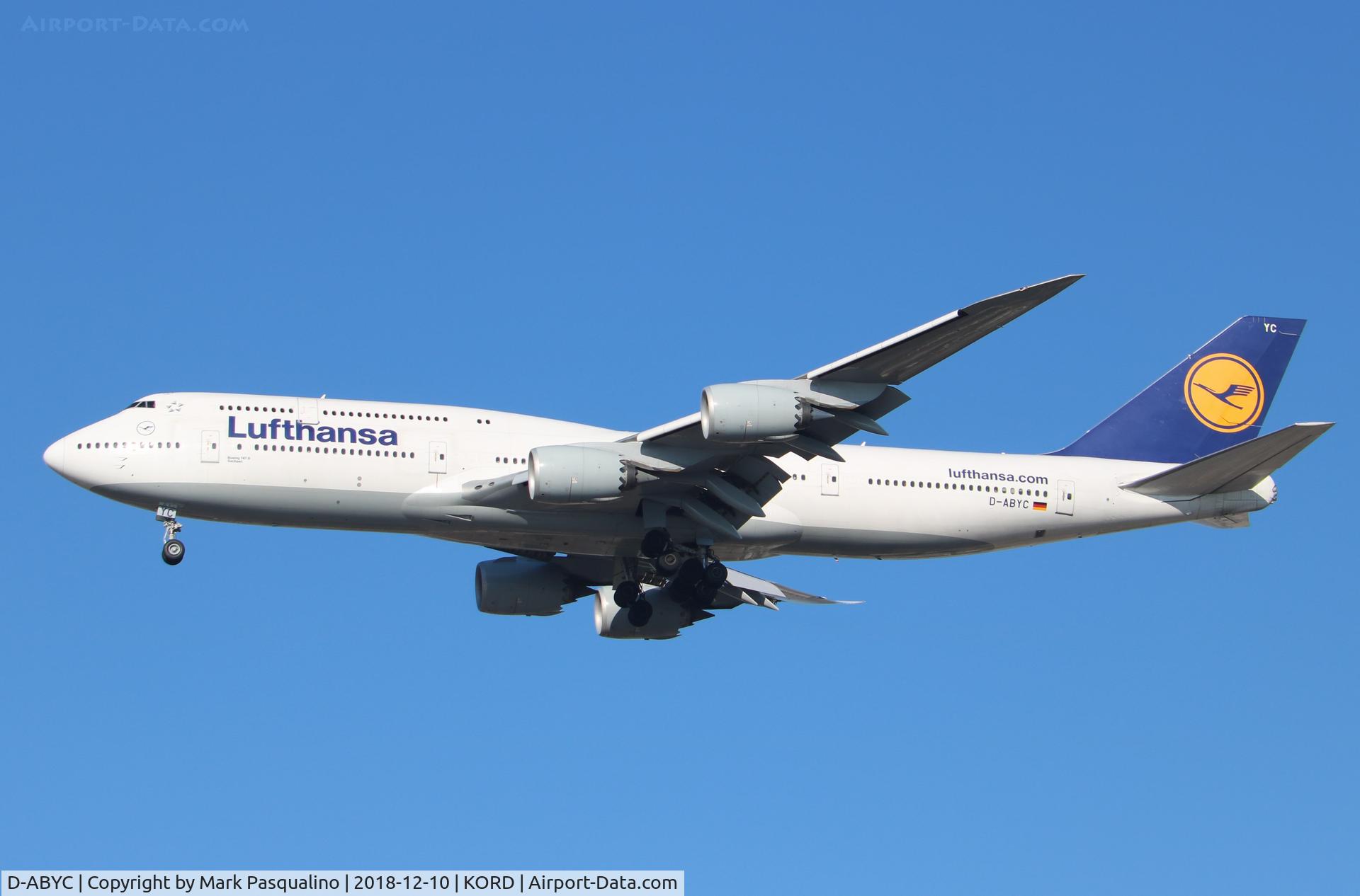 D-ABYC, 2012 Boeing 747-830 C/N 37828, Boeing 747-830
